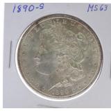 1890-S Morgan dollar MS63