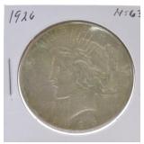 1926 Peace dollar MS63