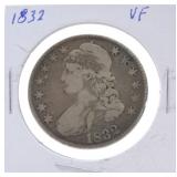 1832 Bust half VF