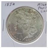 1884 Morgan dollar MS64PL