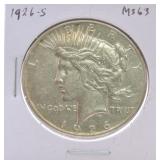 1926-S Peace dollar MS63