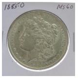 1885-O Morgan dollar MS60