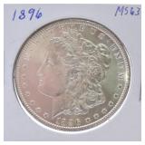 1896 Morgan dollar MS63