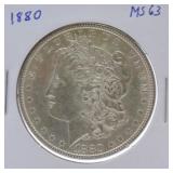 1880 Morgan dollar MS63