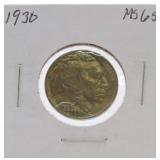 1930 Buffalo nickel MS65