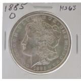 1885-O Morgan dollar MS63