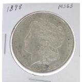 1898 Morgan dollar MS63