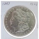 1897 Morgan dollar MS63
