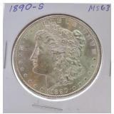 1890-S Morgan dollar MS63