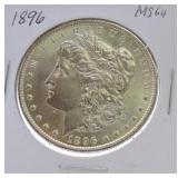 1896 Morgan dollar MS64