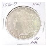 1894-O Morgan dollar MS67