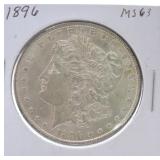 1896 Morgan dollar MS63