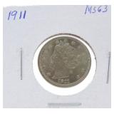 1911 Liberty nickel MS63