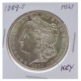 1889-S Morgan dollar MS63