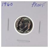 1960 Roosevelt dime, proof