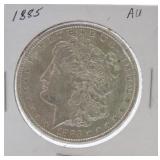 1885 Morgan dollar AU