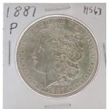 1887 Morgan dollar MS63