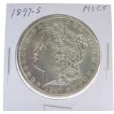 1897-S Morgan dollar MS65