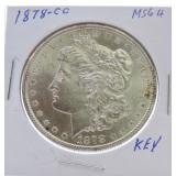 1878-CC Morgan dollar MS64