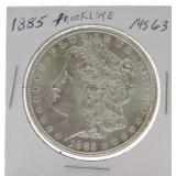 1885 Morgan dollar MS63PL