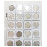 Lot of 20 Peace dollars 1922-27, MS61 to MS64