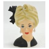 Caffco lady head vase 5 1/2", E3287