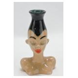Dorothy Kindell lady head vase 5 3/4"