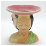 Shawnee lady head vase 896, 5 1/2"