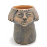 Head vase 6 1/2", chip to one hair point