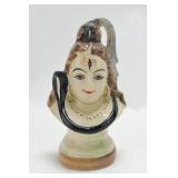 Lady head vase 6 1/2"