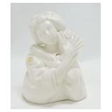 Orchids of Hawaii lady head vase R22, 6 1/2"