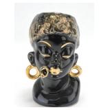 Lady head vase 6"