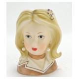 Lady head vase 5 1/2"