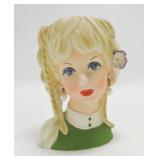 Rubens lady head vase 5 1/2", 4135
