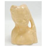 Lady head vase 6"