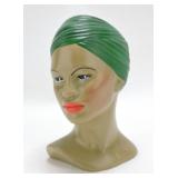 Lady head vase 8"