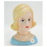 B/R lady head vase 5 1/2"