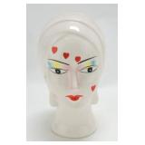 The Angels Collection lady head vase 8 1/2"