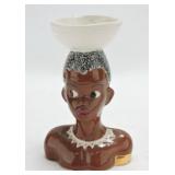Lady head vase 5 3/4"