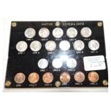War time nickel and cent set
