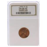1946-D Lincoln cent NGC MS66RD