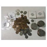 US coin lot: 26 Ike dollars, 1916 BTW half,