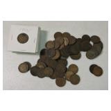 Lot of 80 Indian head cents