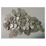 Lot of 172 silver dimes