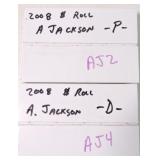US Mint rolls of 2008-P & D Andrew Jackson