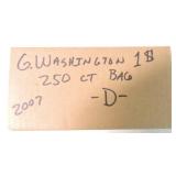US Mint bag of 250 - 2007-D George