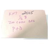 US Mint bag of 200 - 2015-P & D Kennedy