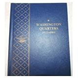 Washington quarter album 1932-64, 65 coins