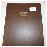 Jefferson nickel album, 128 coins, many BU and