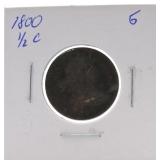 1800 half cent G